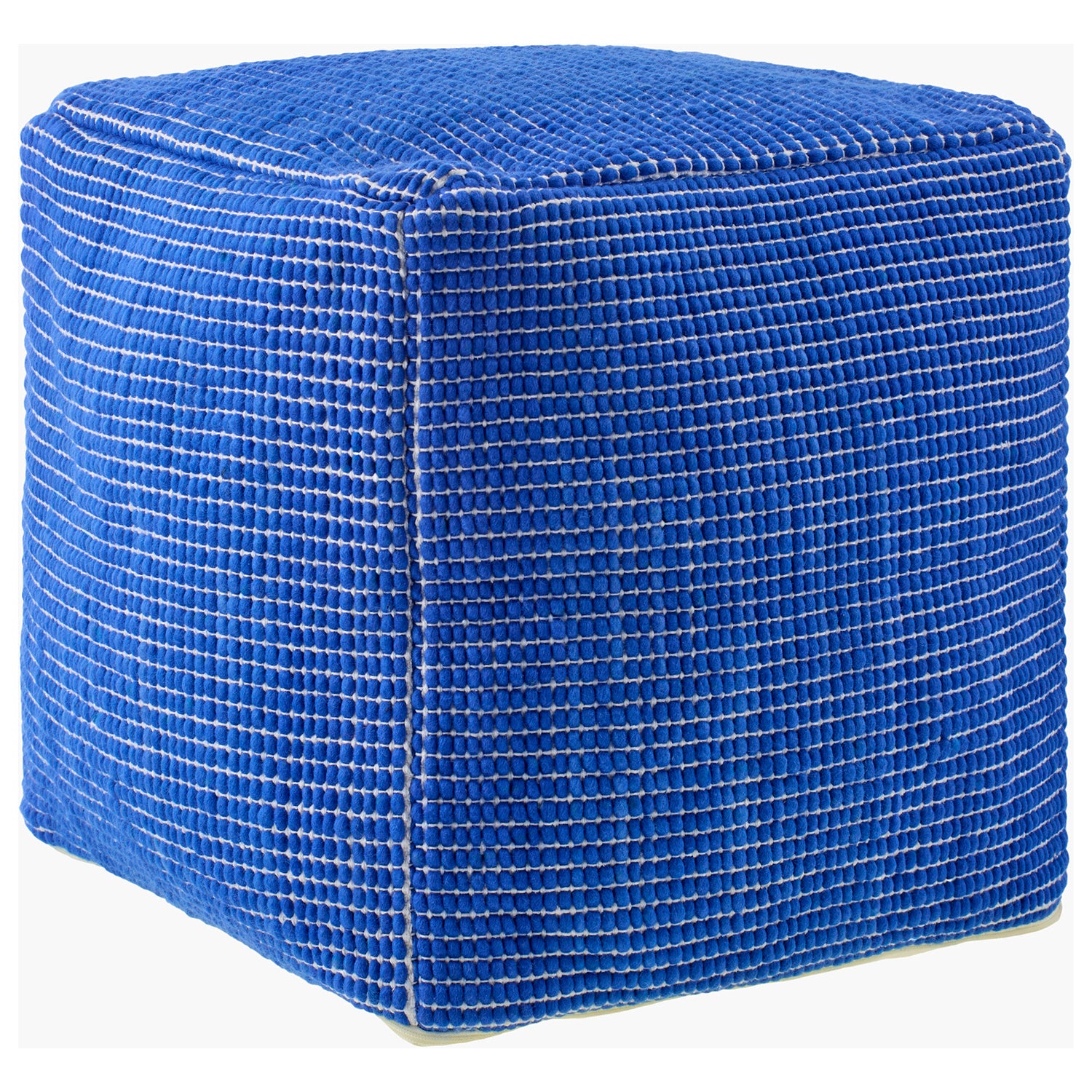 Chunky Grid Pouf