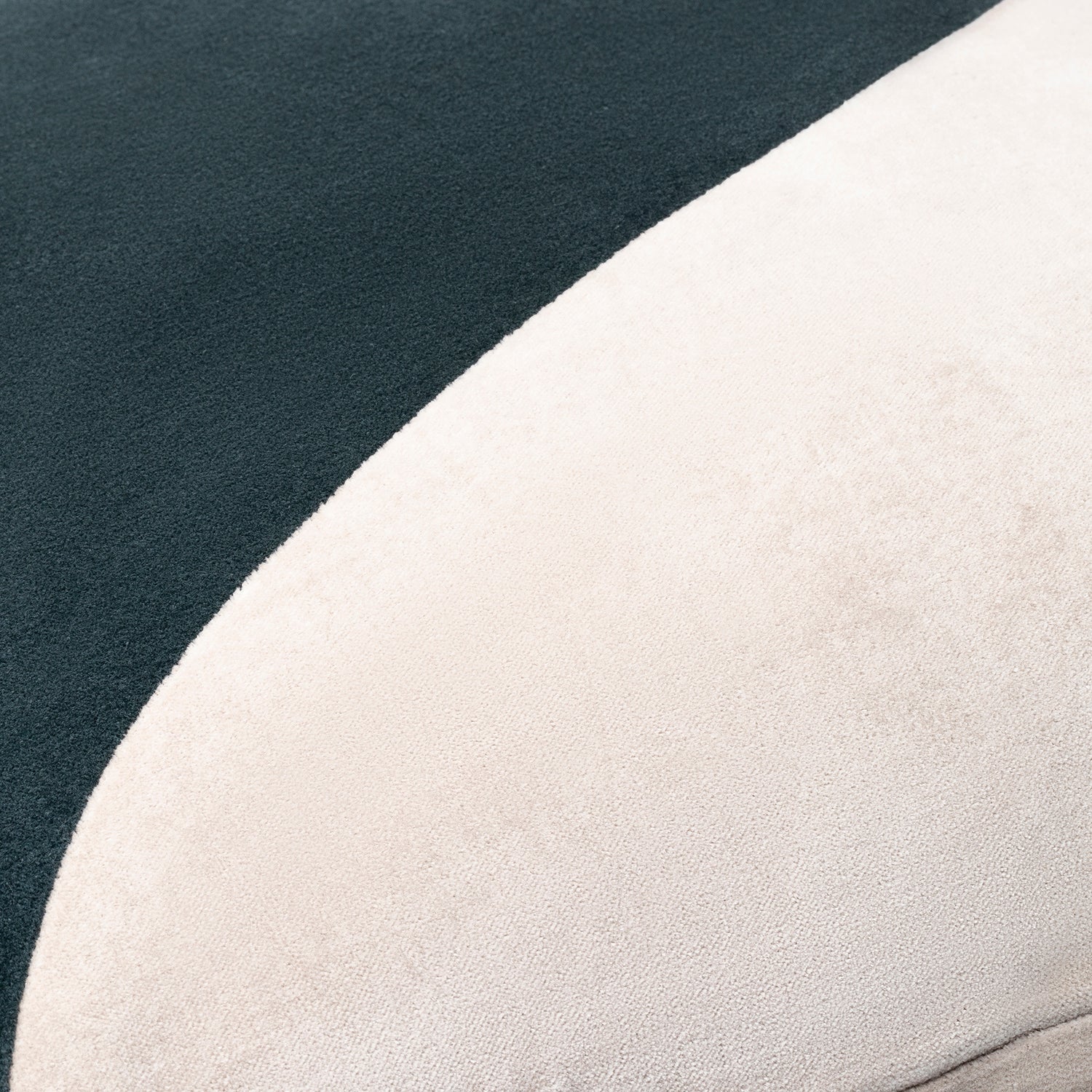 Cotton Velvet Wave Throw Pillow