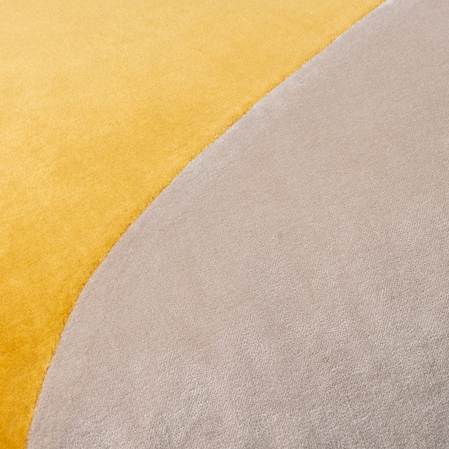 Cotton Velvet Wave Throw Pillow