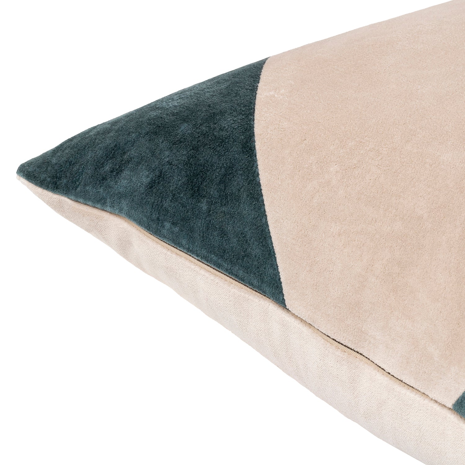Cotton Velvet Drop Throw Pillow