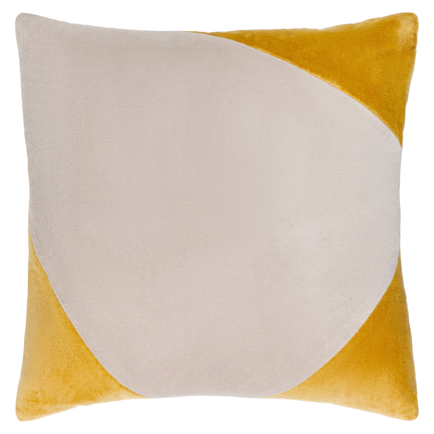 Cotton Velvet Drop Throw Pillow