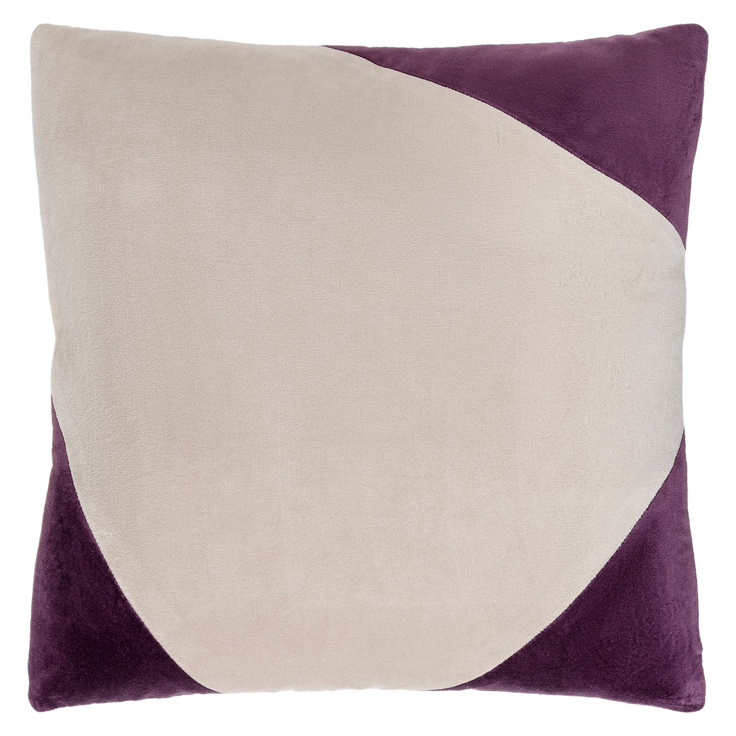 Cotton Velvet Drop Throw Pillow
