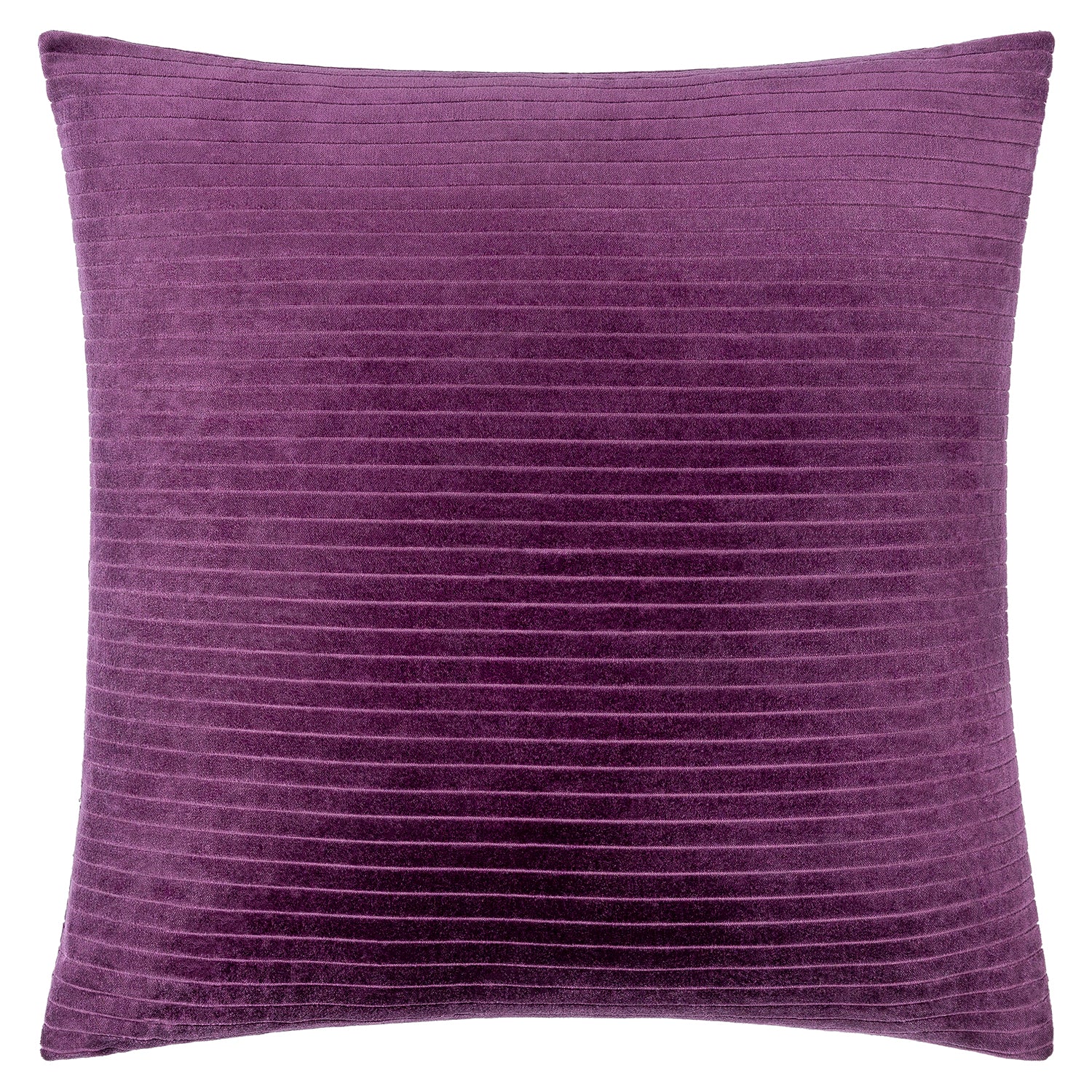 Cotton Velvet Stripe Throw Pillow
