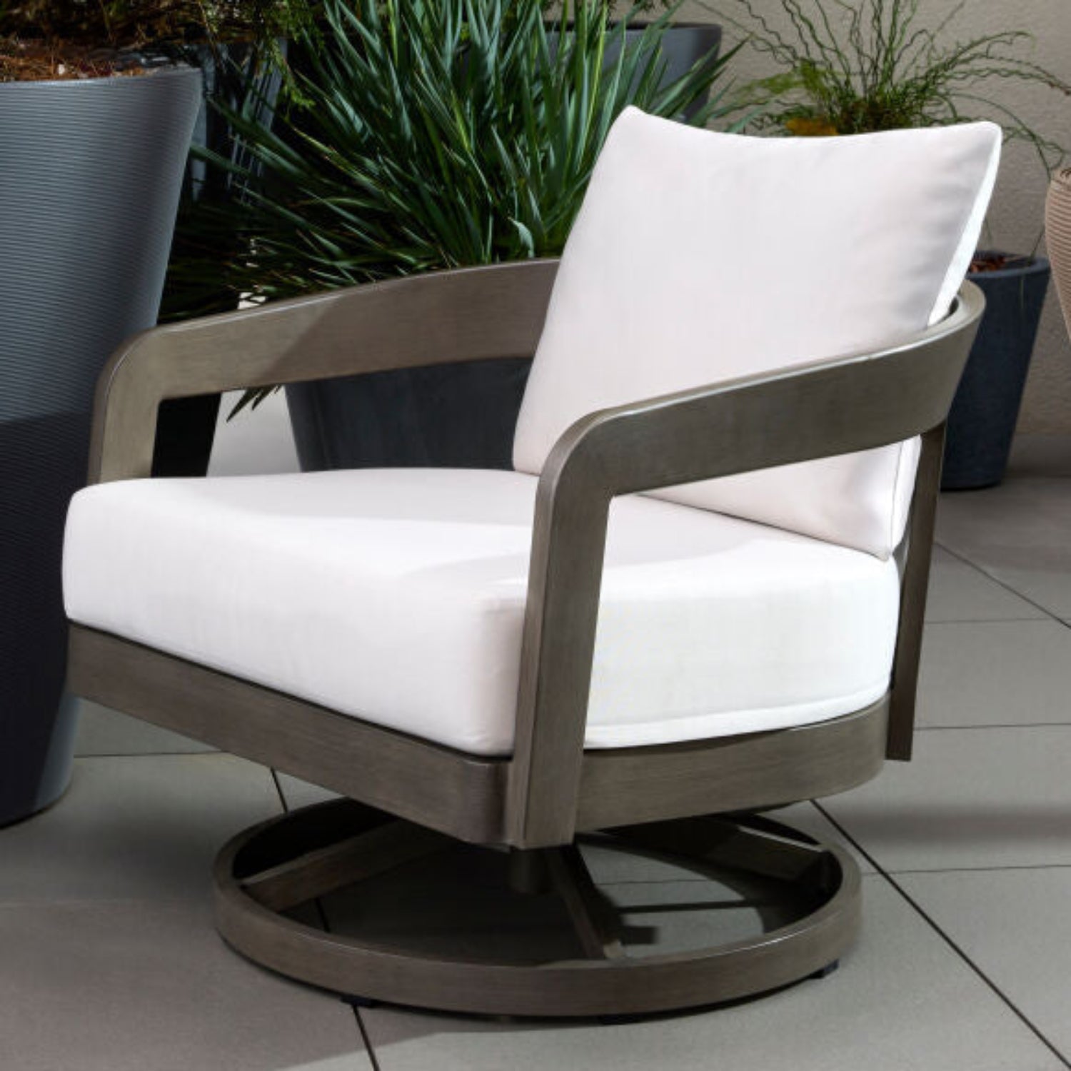 Daniella Sunbrella Outdoor Swivel Chair