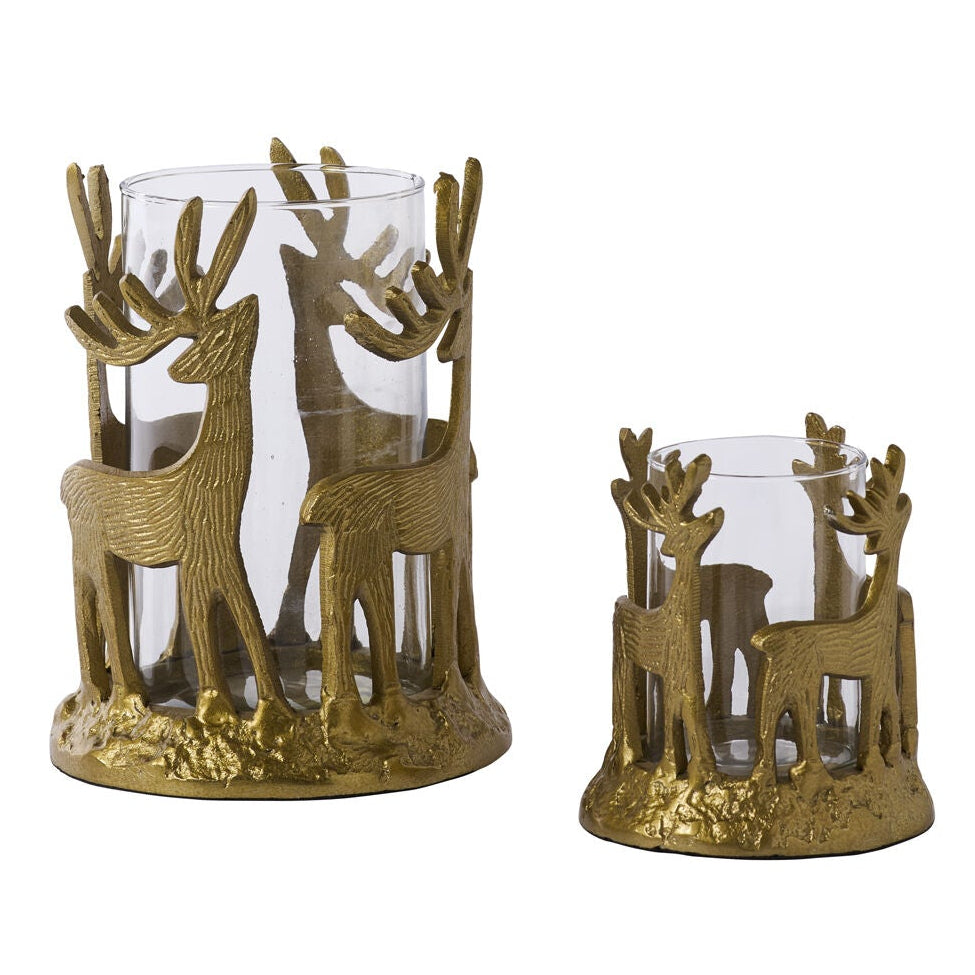 Deer Dance Votive Candleholder