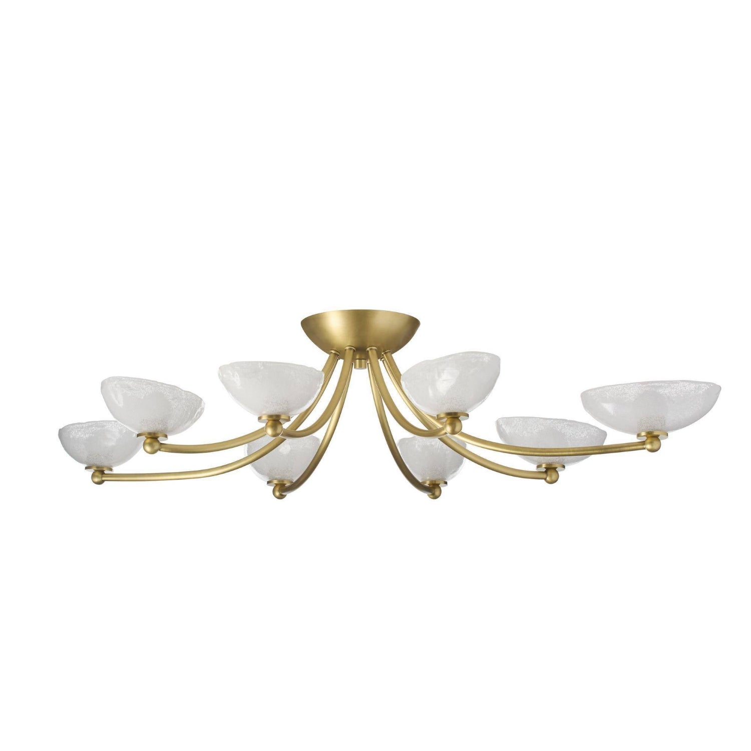 Arteriors Zamora Antique Brass Flush Mount