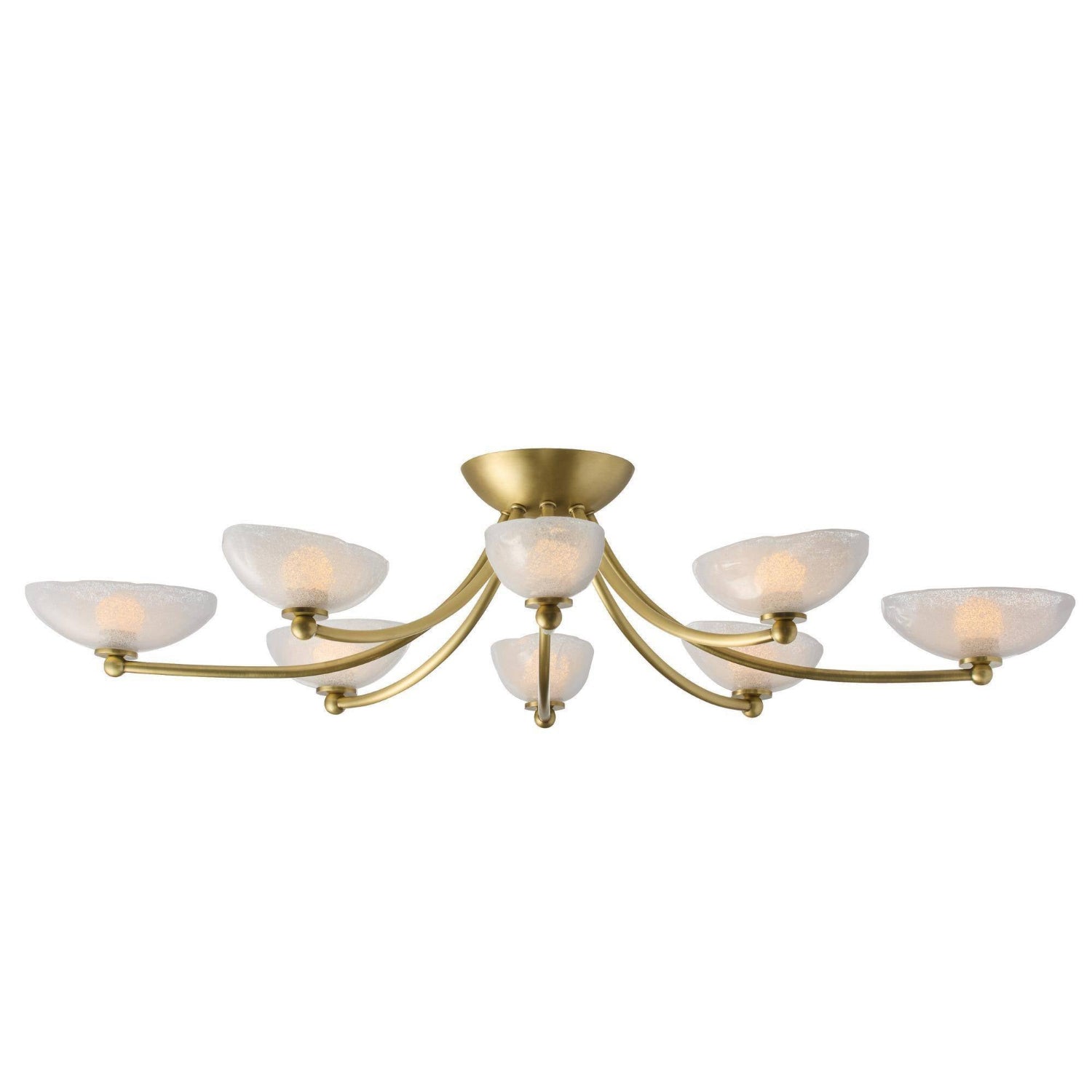Arteriors Zamora Antique Brass Flush Mount