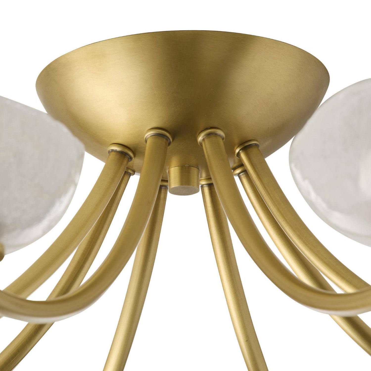 Arteriors Zamora Antique Brass Flush Mount