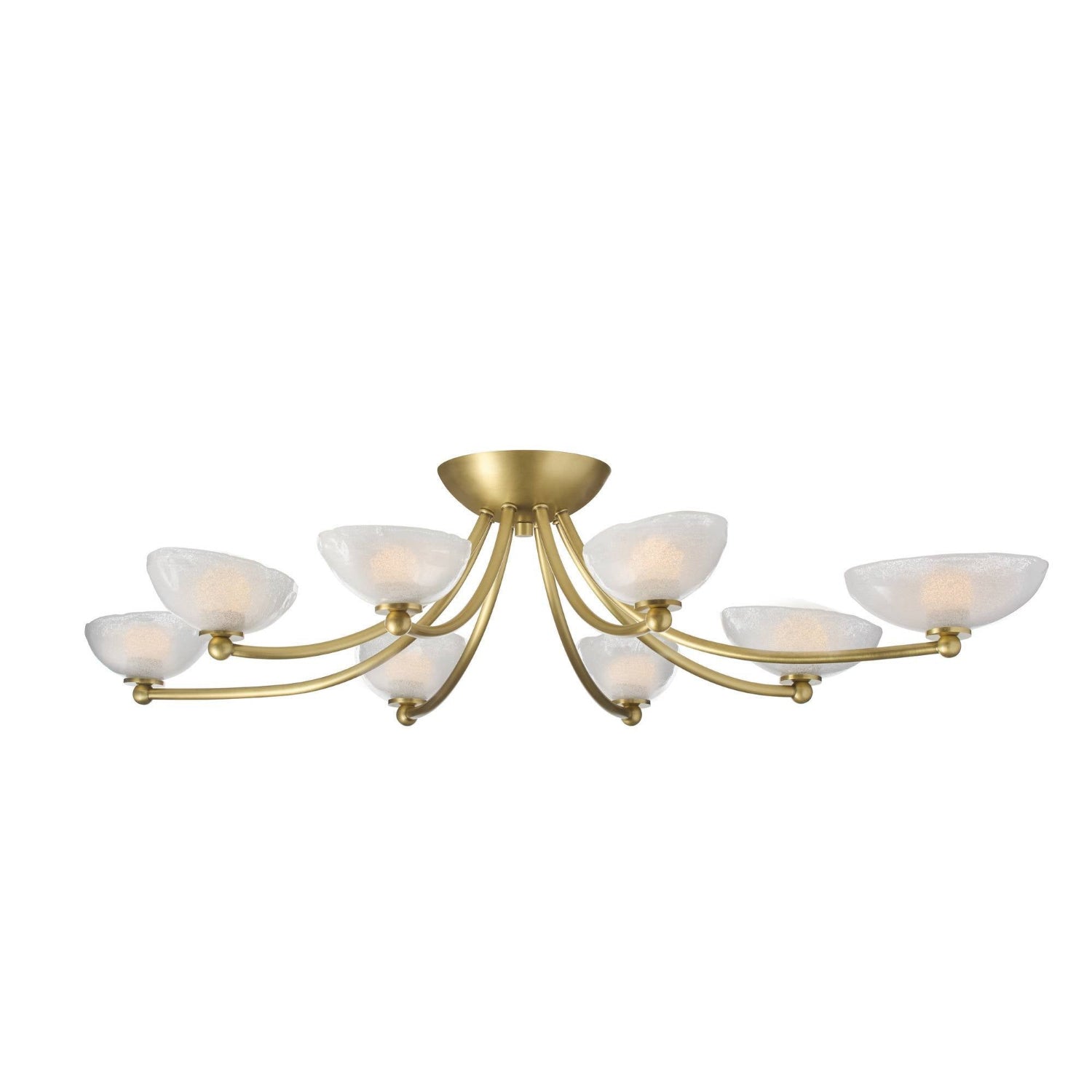 Arteriors Zamora Antique Brass Flush Mount