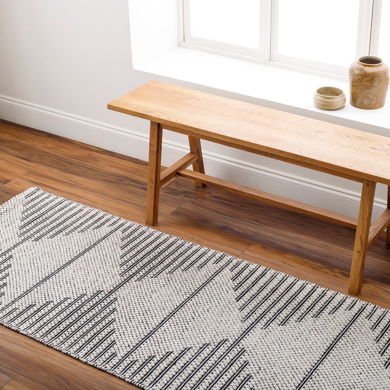 Surya Daffodil Pyramids Hand Woven Rug