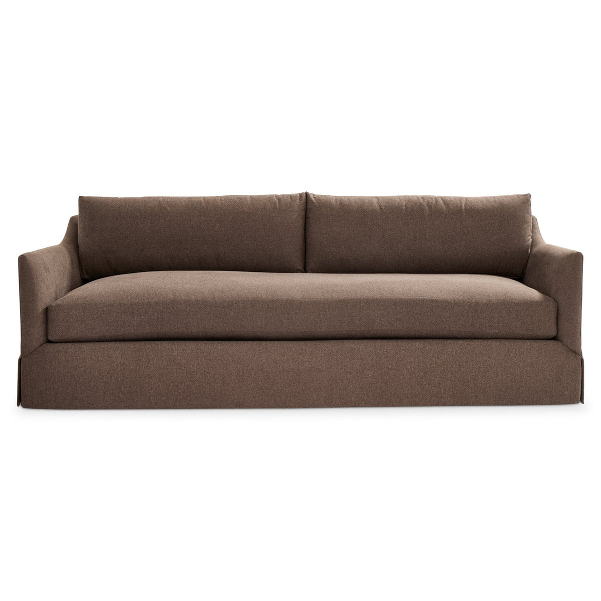 Bernhardt Living Langley Fabric Sofa in Brown, alternate angle