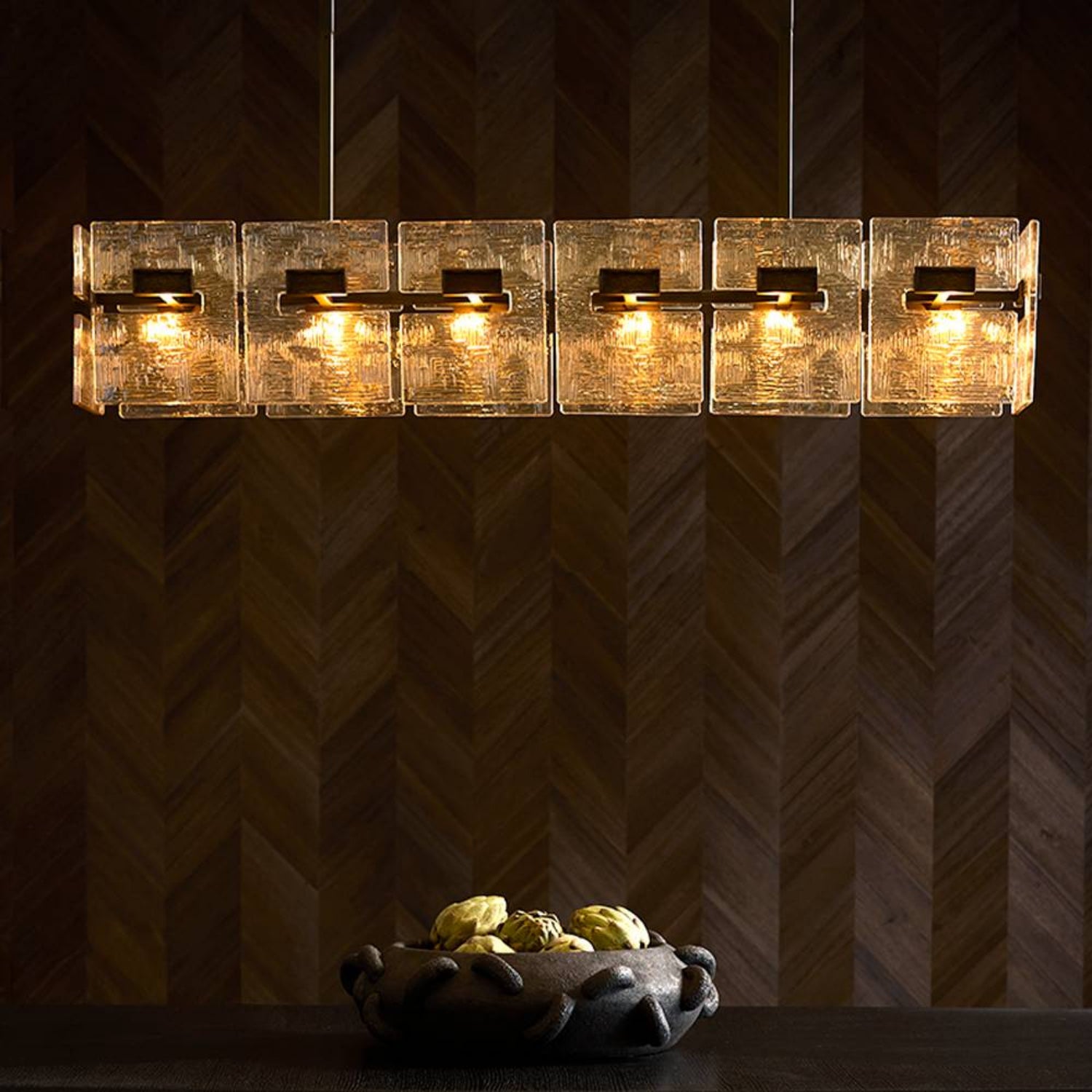 Arteriors Vetrina Linear Chandelier