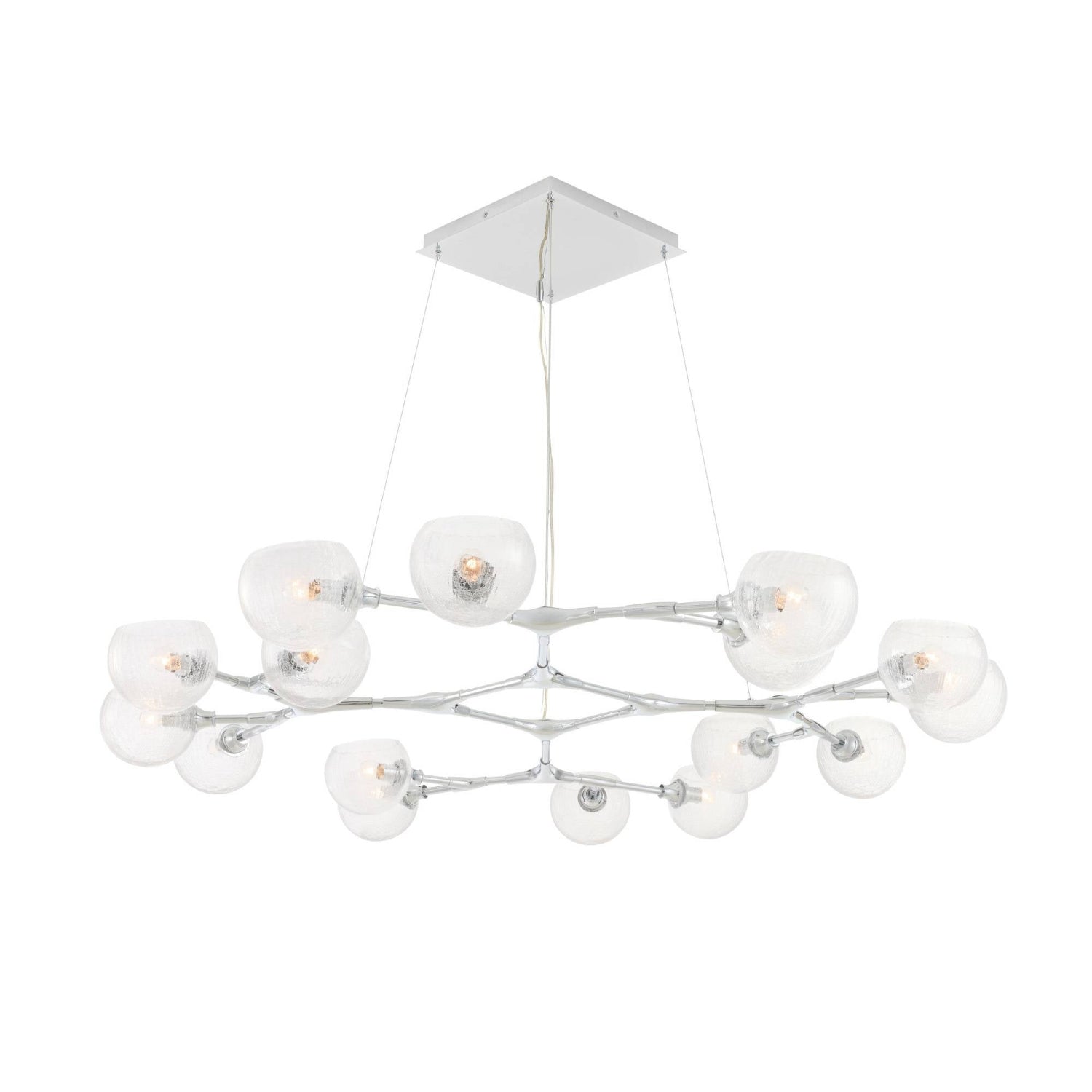 Arteriors Mahowald Chrome Fixed Chandelier