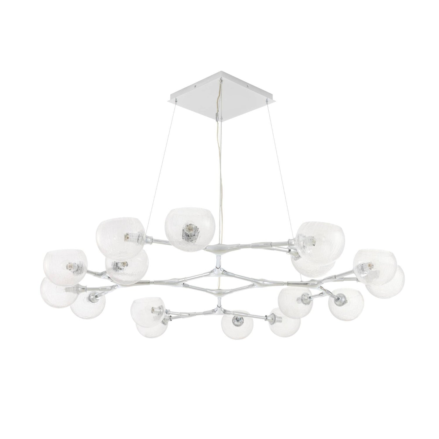 Arteriors Mahowald Chrome Fixed Chandelier