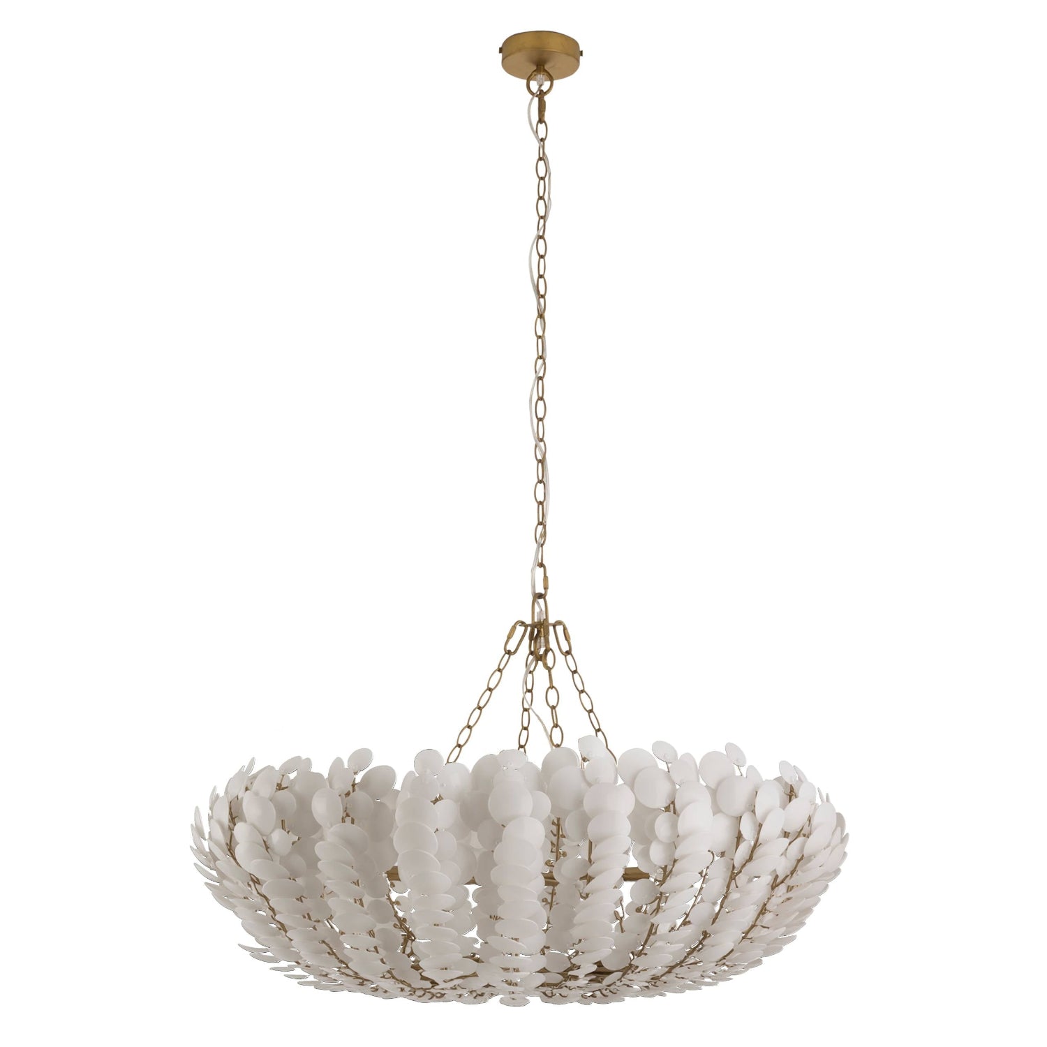 Arteriors Bilal Ivory Round Chandelier