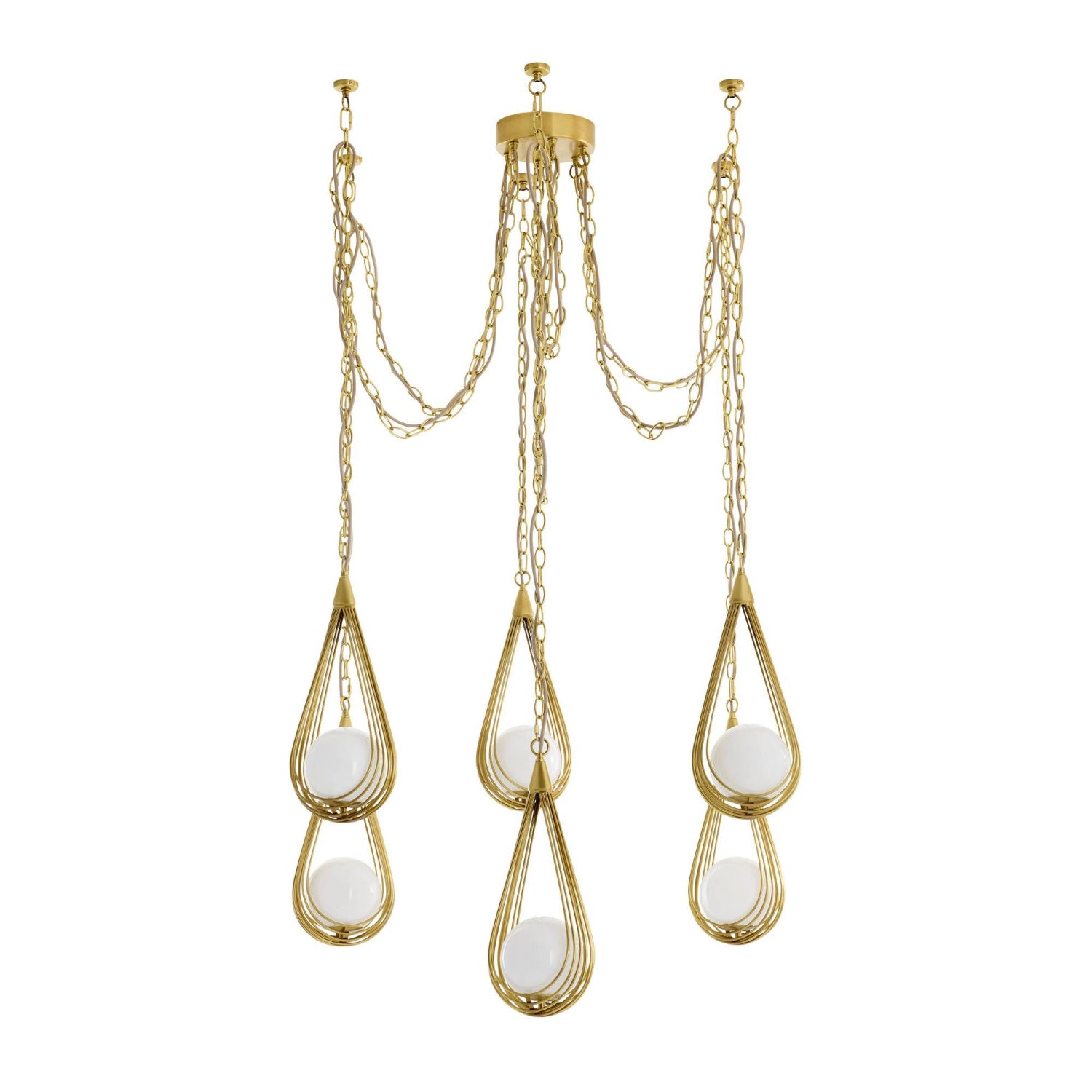 Arteriors Ova Multi-Drop Chandelier