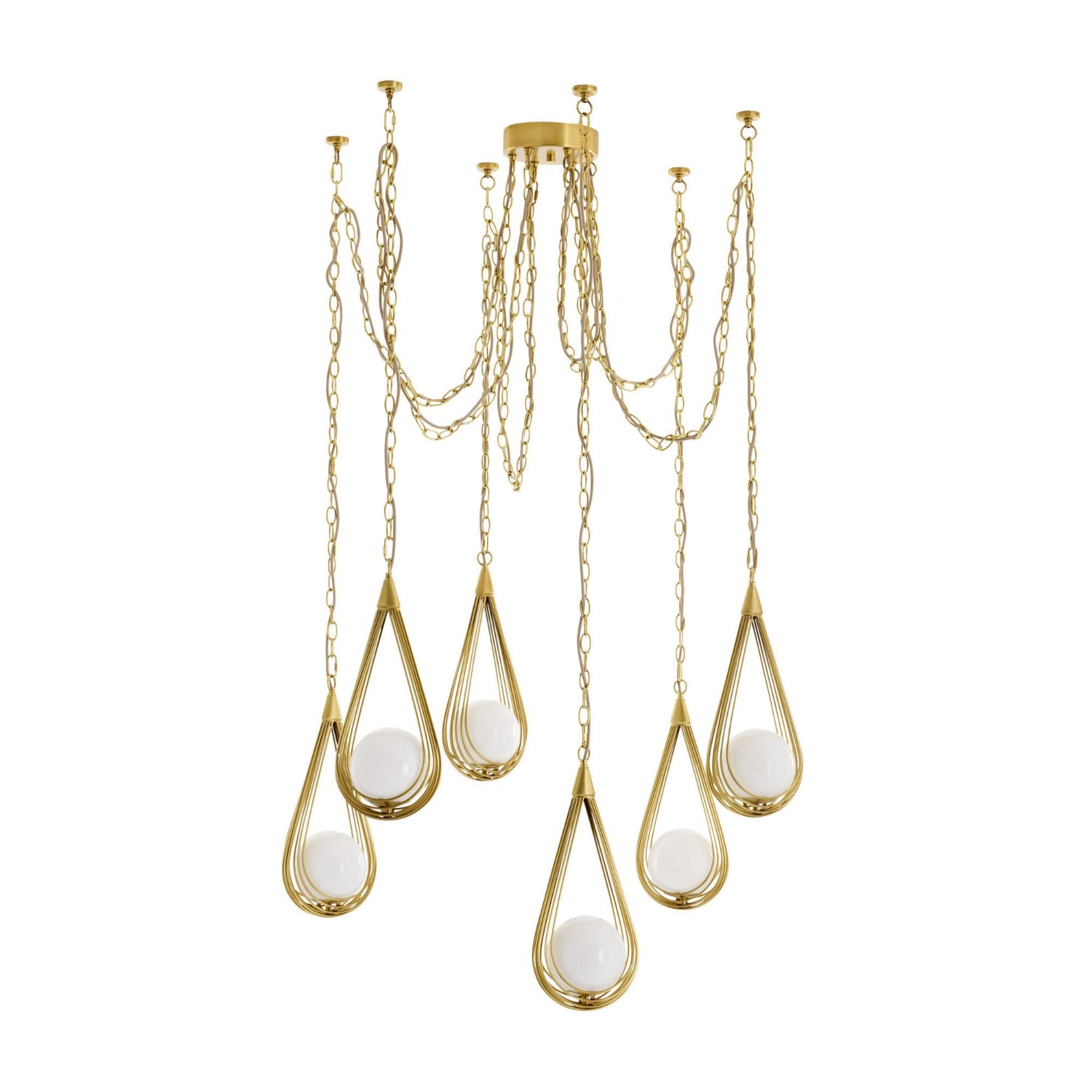 Arteriors Ova Multi-Drop Chandelier