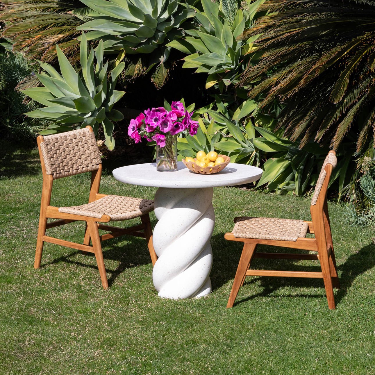 Mable Outdoor Dining Chair Set of 2
