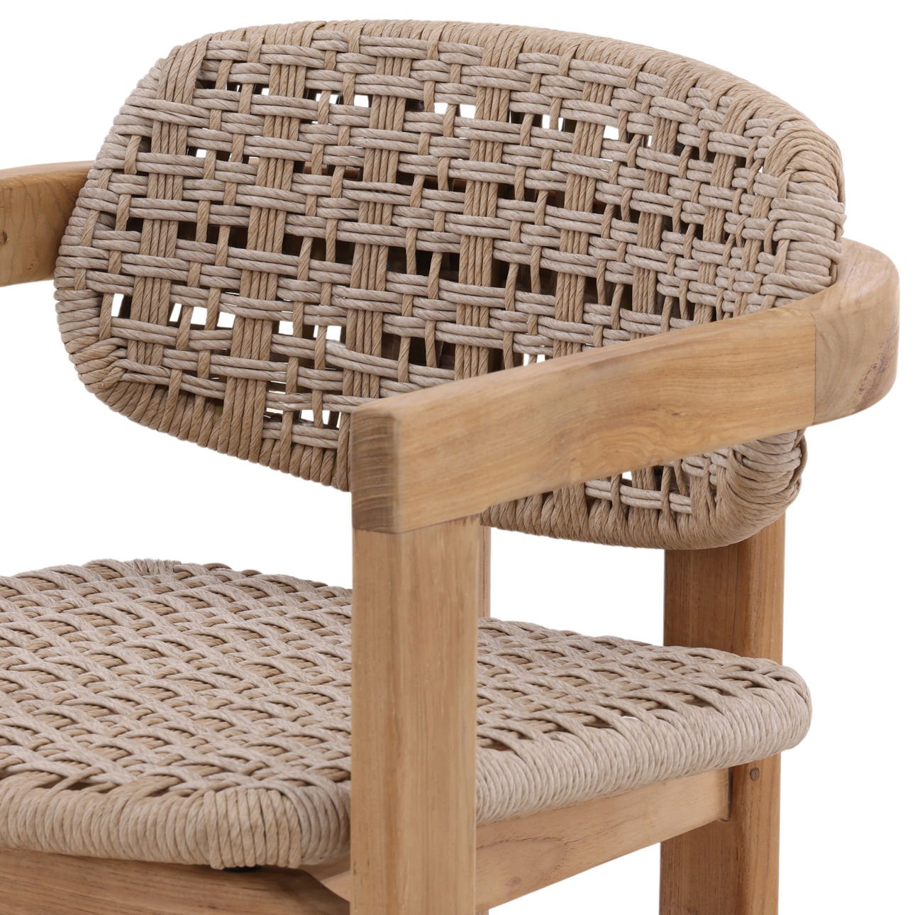 Jovita Beige Outdoor Dining Chair