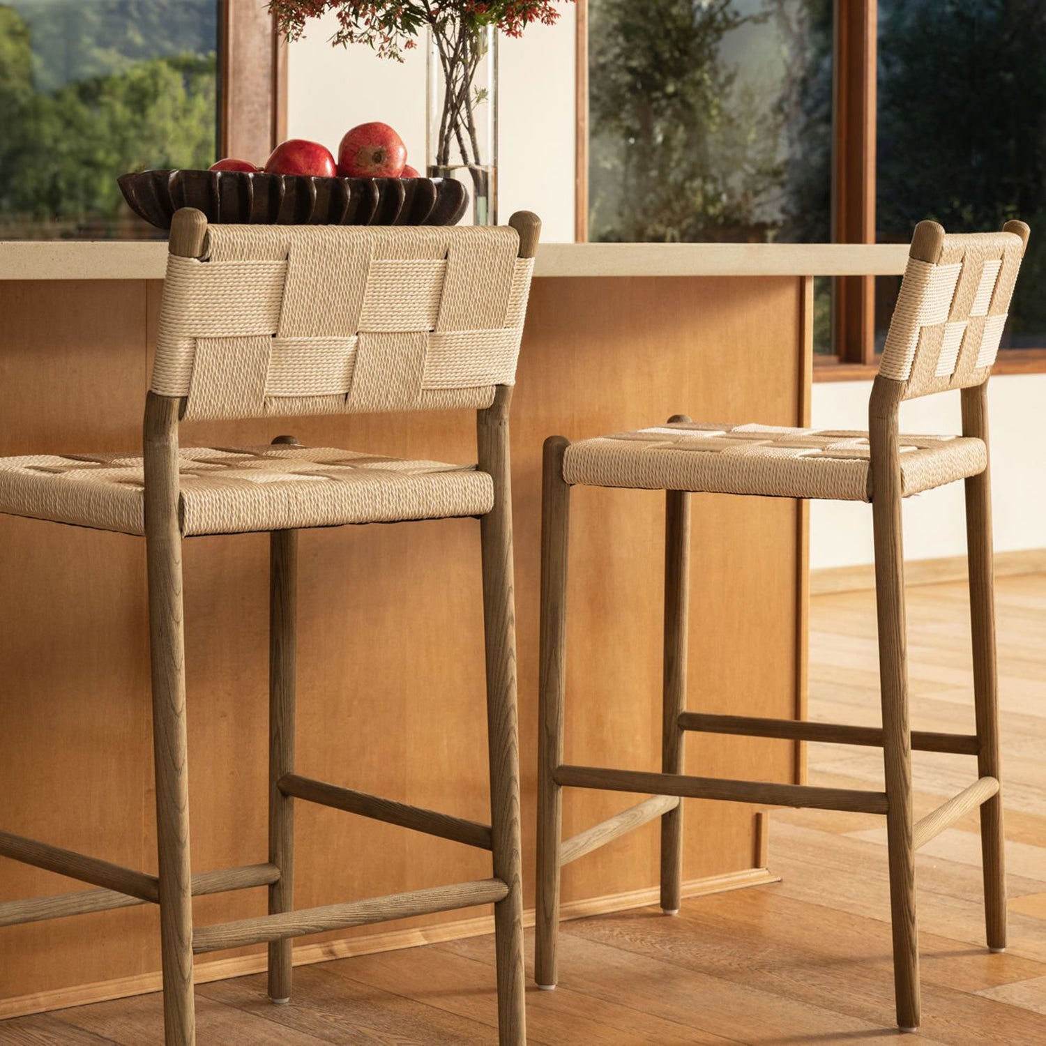 Xiana Counter Stool Set of 2