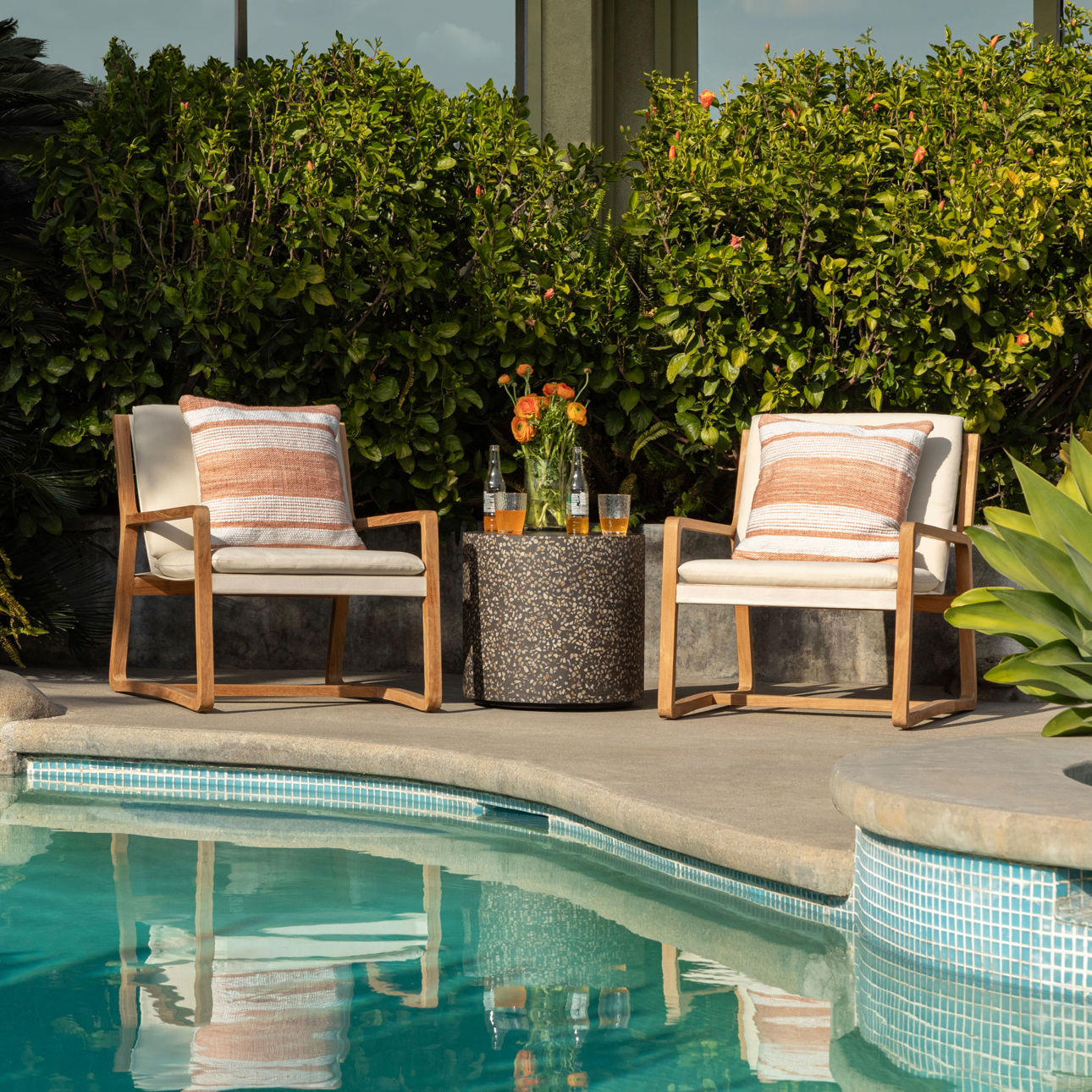 Bravo Black Outdoor Side Table