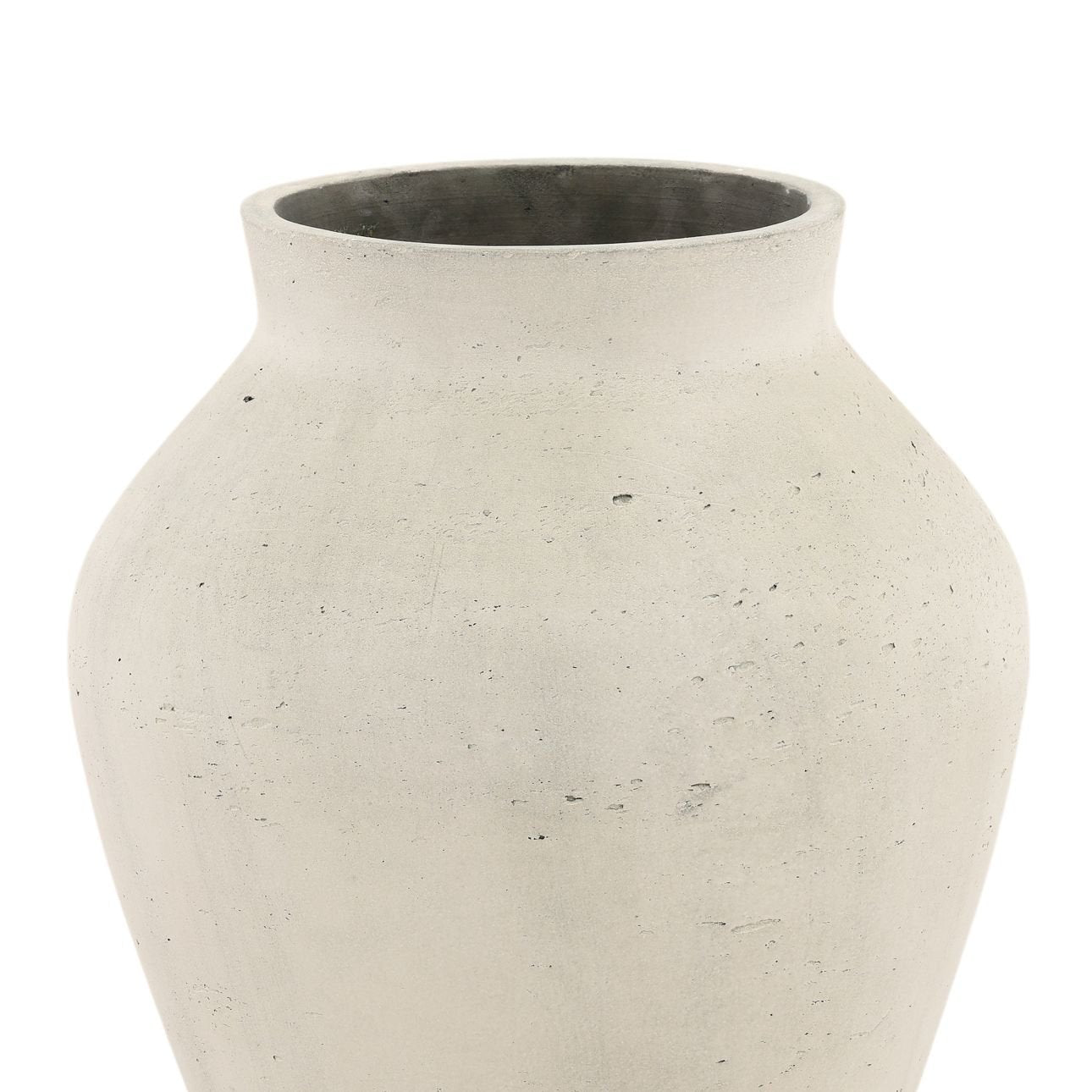 Faustus Antique White Vase