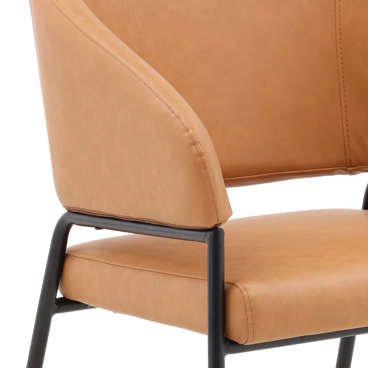 Cathey Camel Dining Chair Set of 2