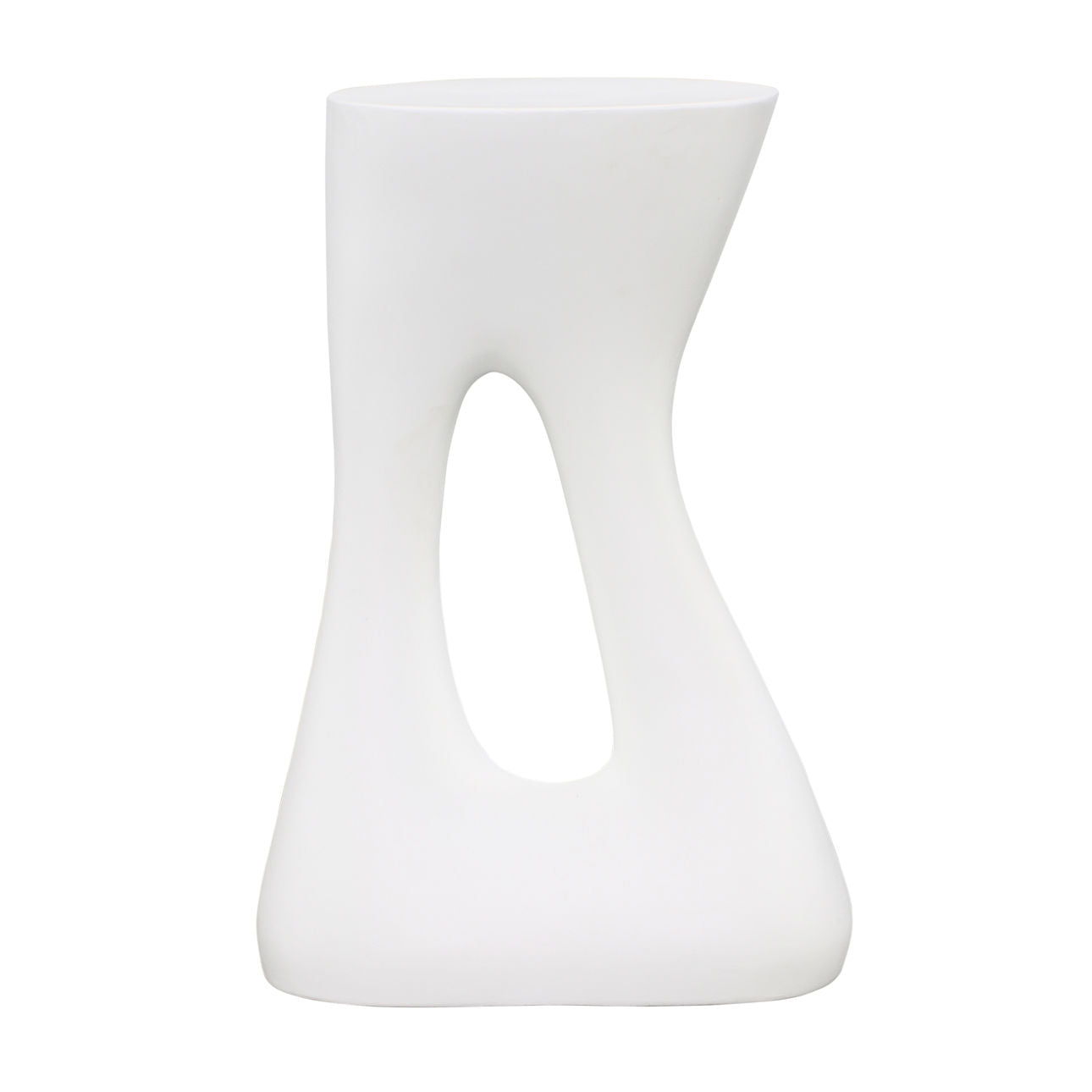 Carolina White Outdoor Side Table