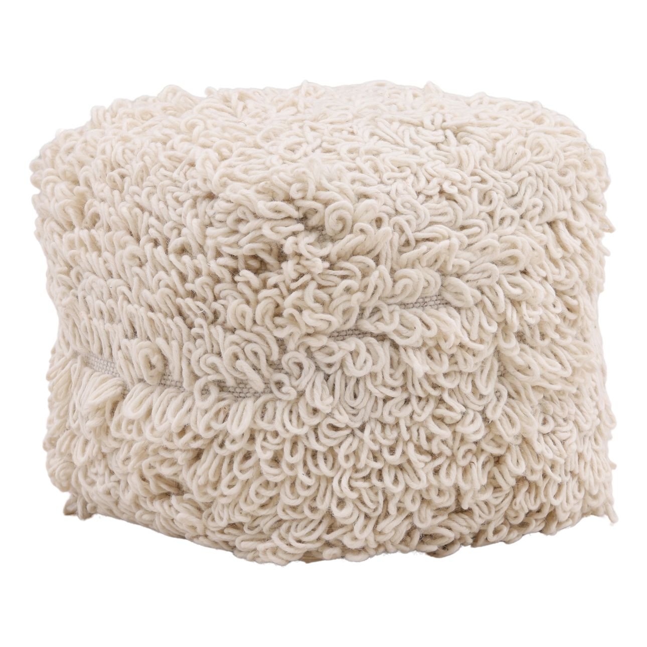 Menta Ivory Pouf
