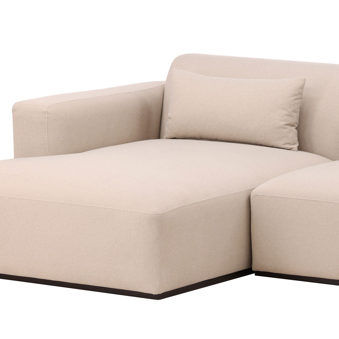 Brooklyn Cream Chaise Sectional Sofa