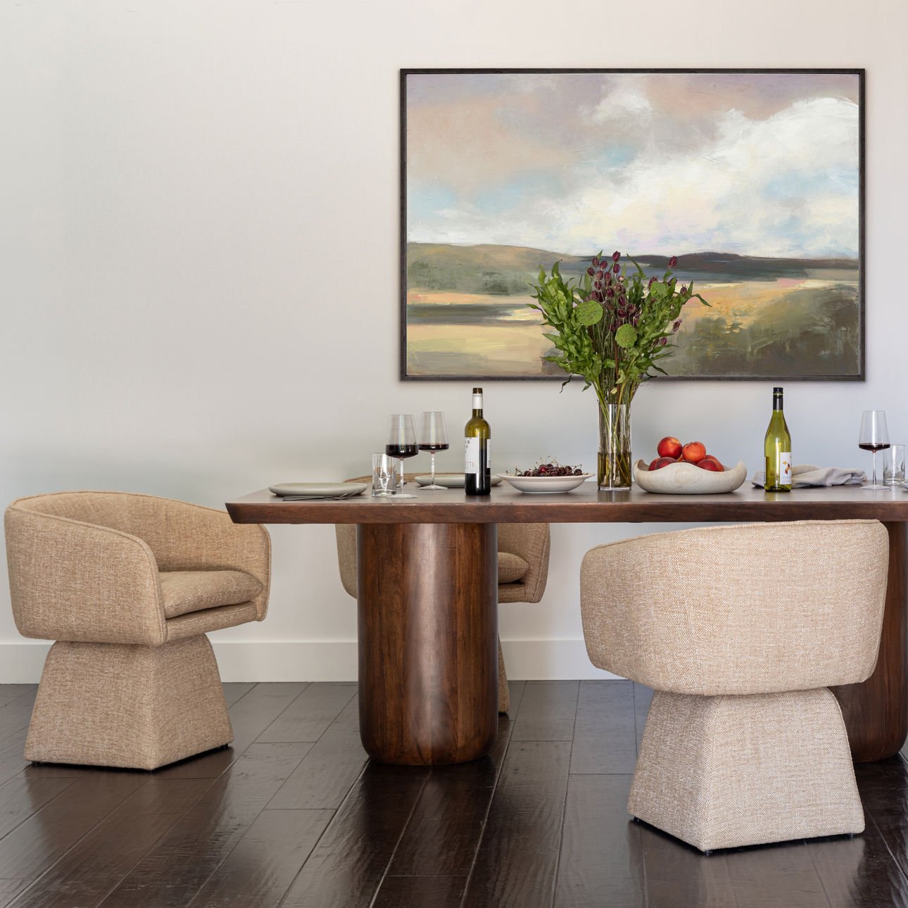 Jonie Camel Swivel Chair