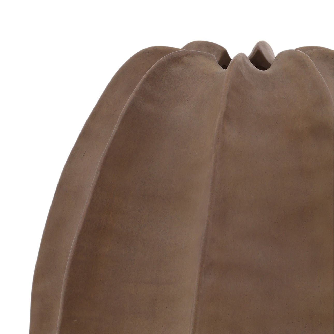 Elm Light Brown Vase