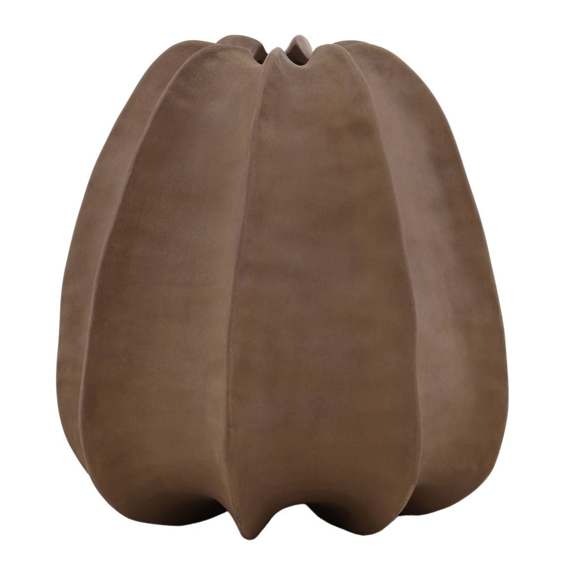 Elm Light Brown Vase