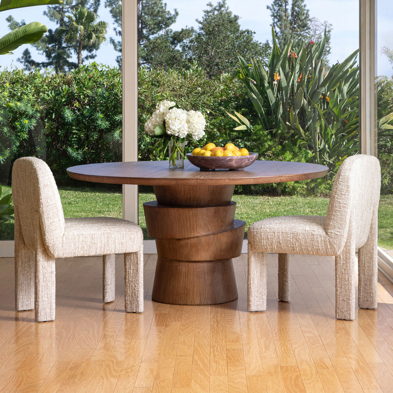 Briella Beige Dining Chair Set of 2