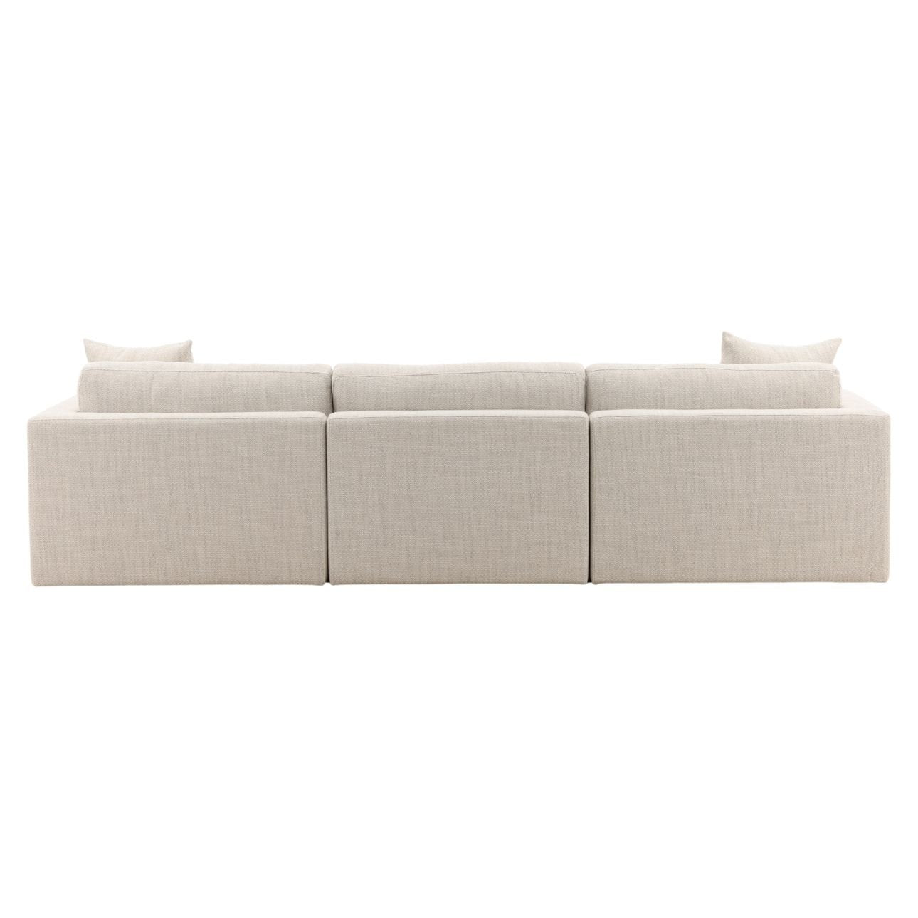 Erica Taupe Chaise Sectional Sofa