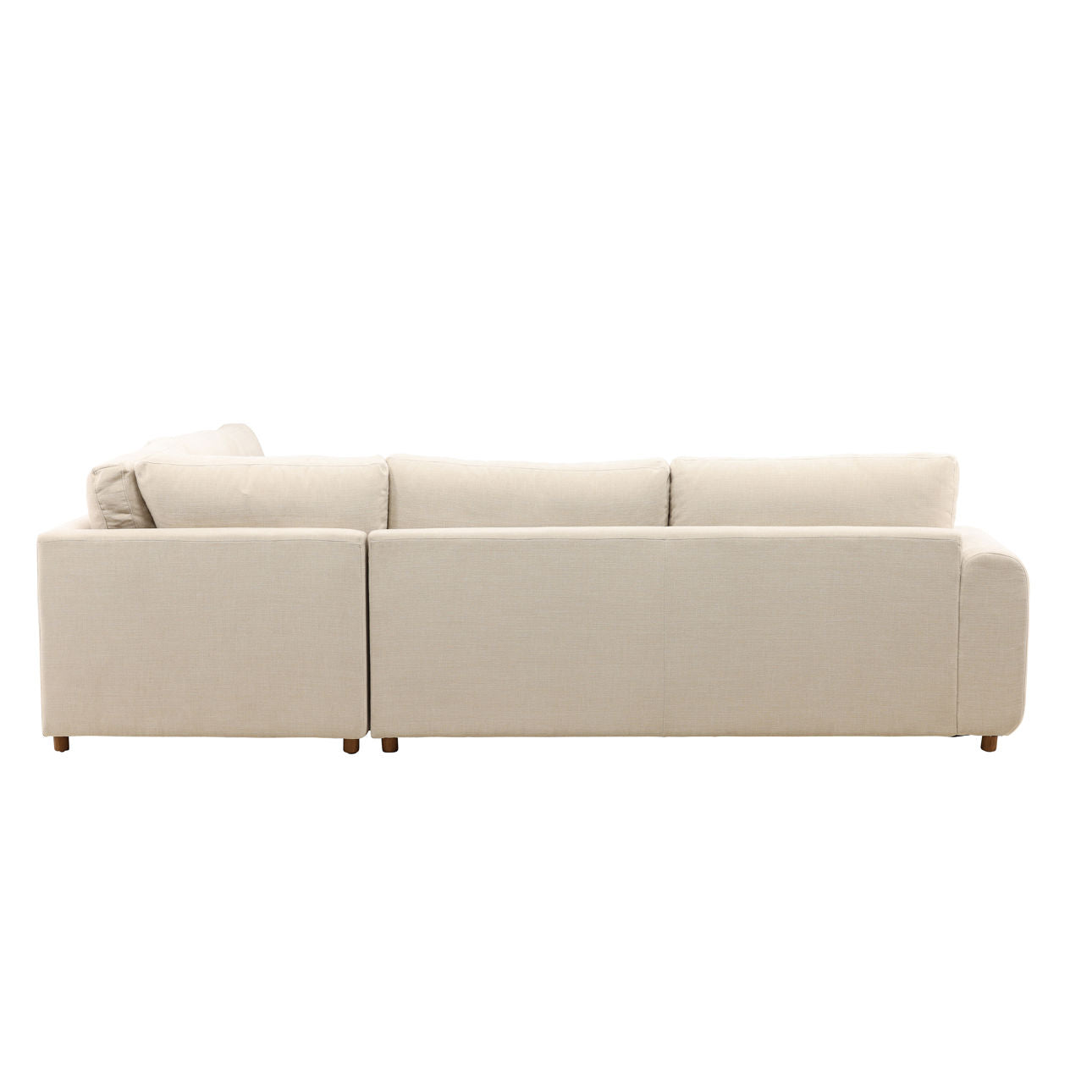 Araceli Oatmeal L-Shape Sectional Sofa