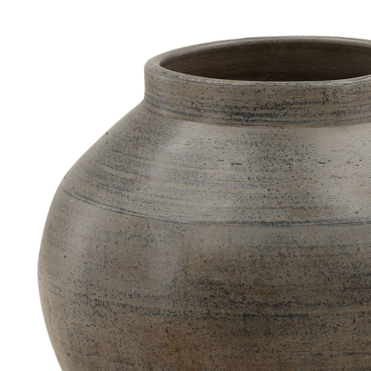 Octavius Antique Gray Vase