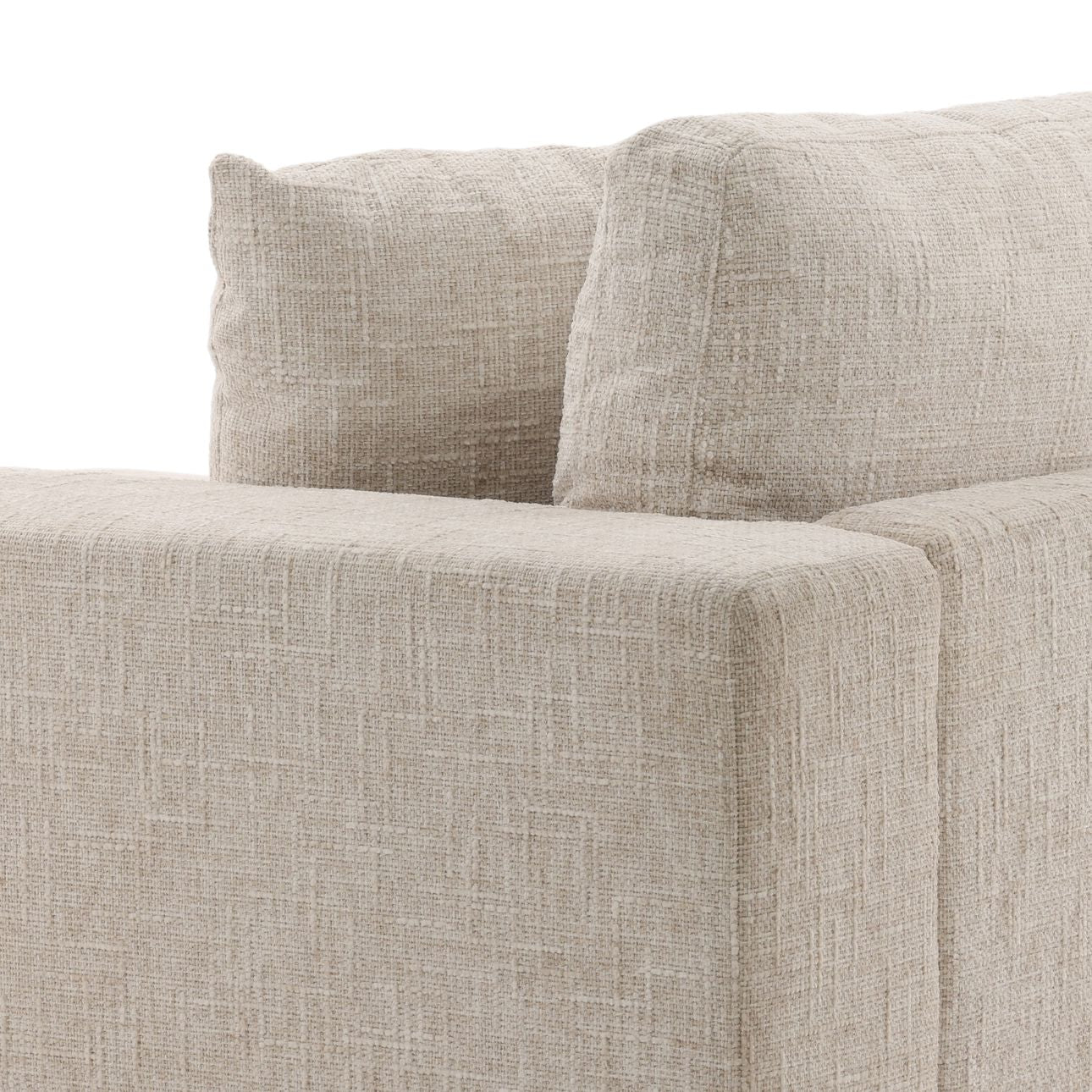 Darina Cream Right Chaise Sectional Sofa