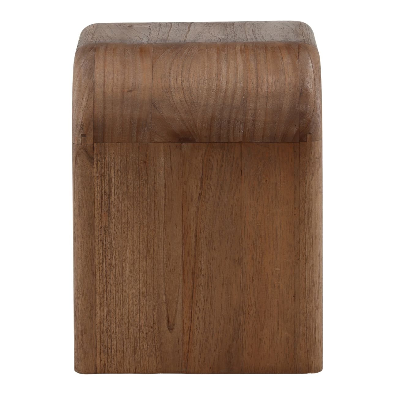 Three-quarter angle of the Wynne mindi wood side table
