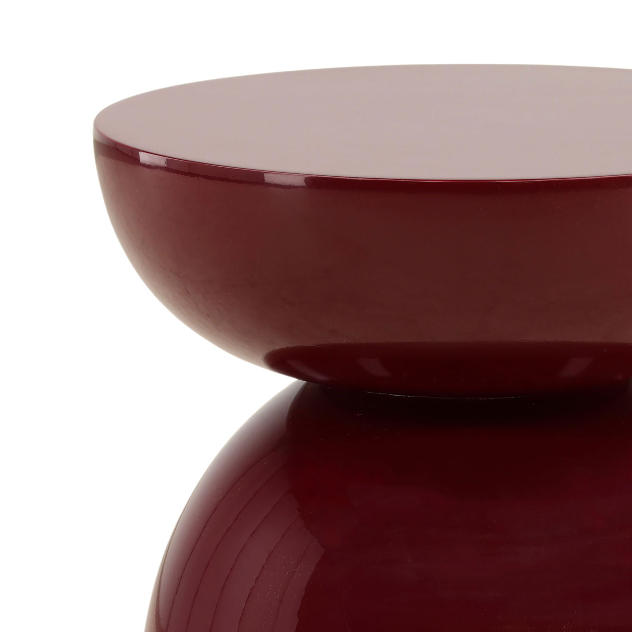 Dax Burgundy Side Table