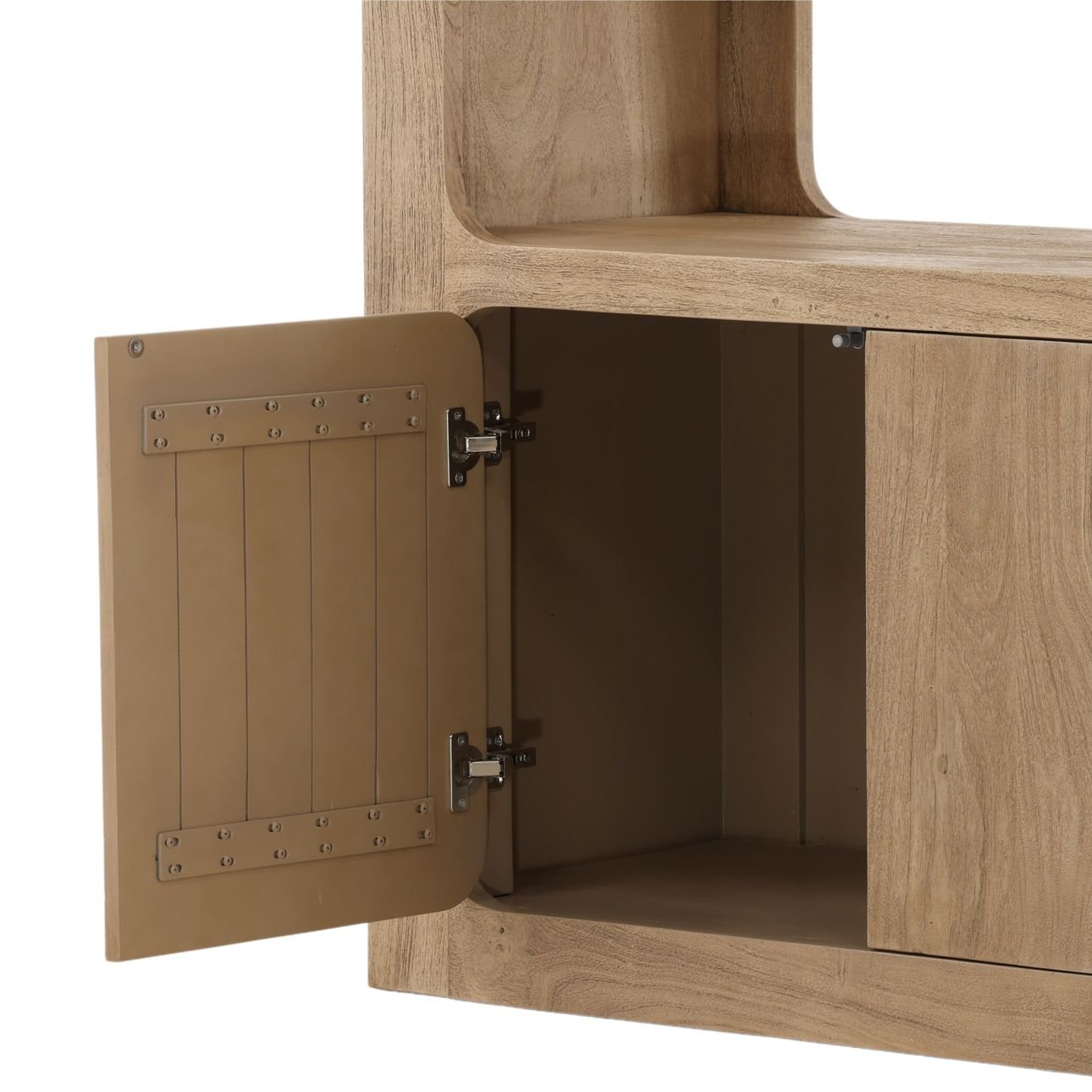 Leandra Weathered Natural Bookcase