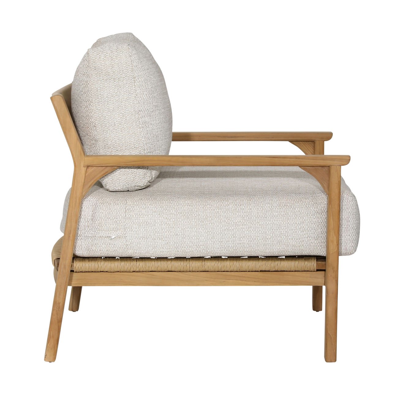 Lexy Taupe Outdoor Occasional Chair