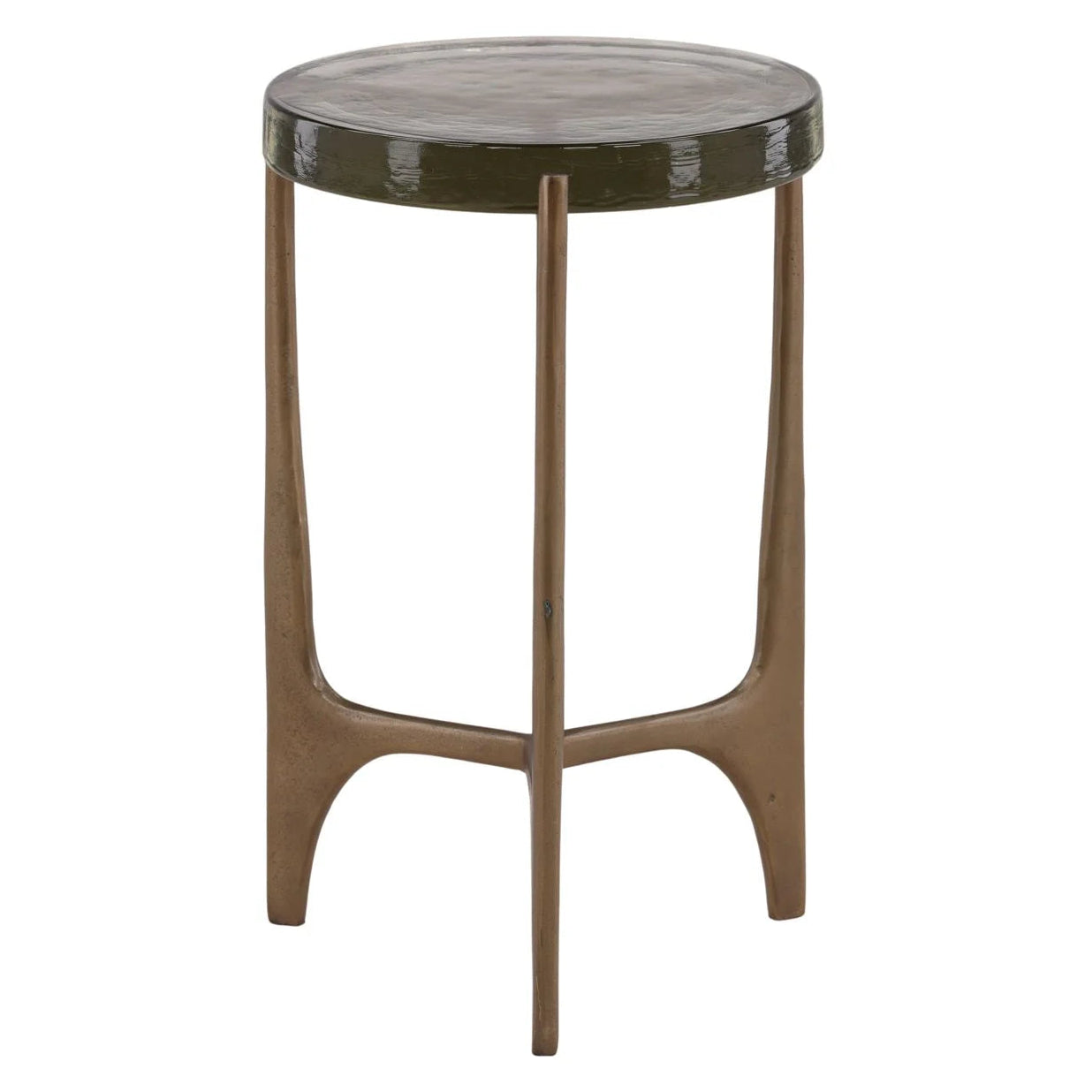 Corentin Antique Brass Side Table