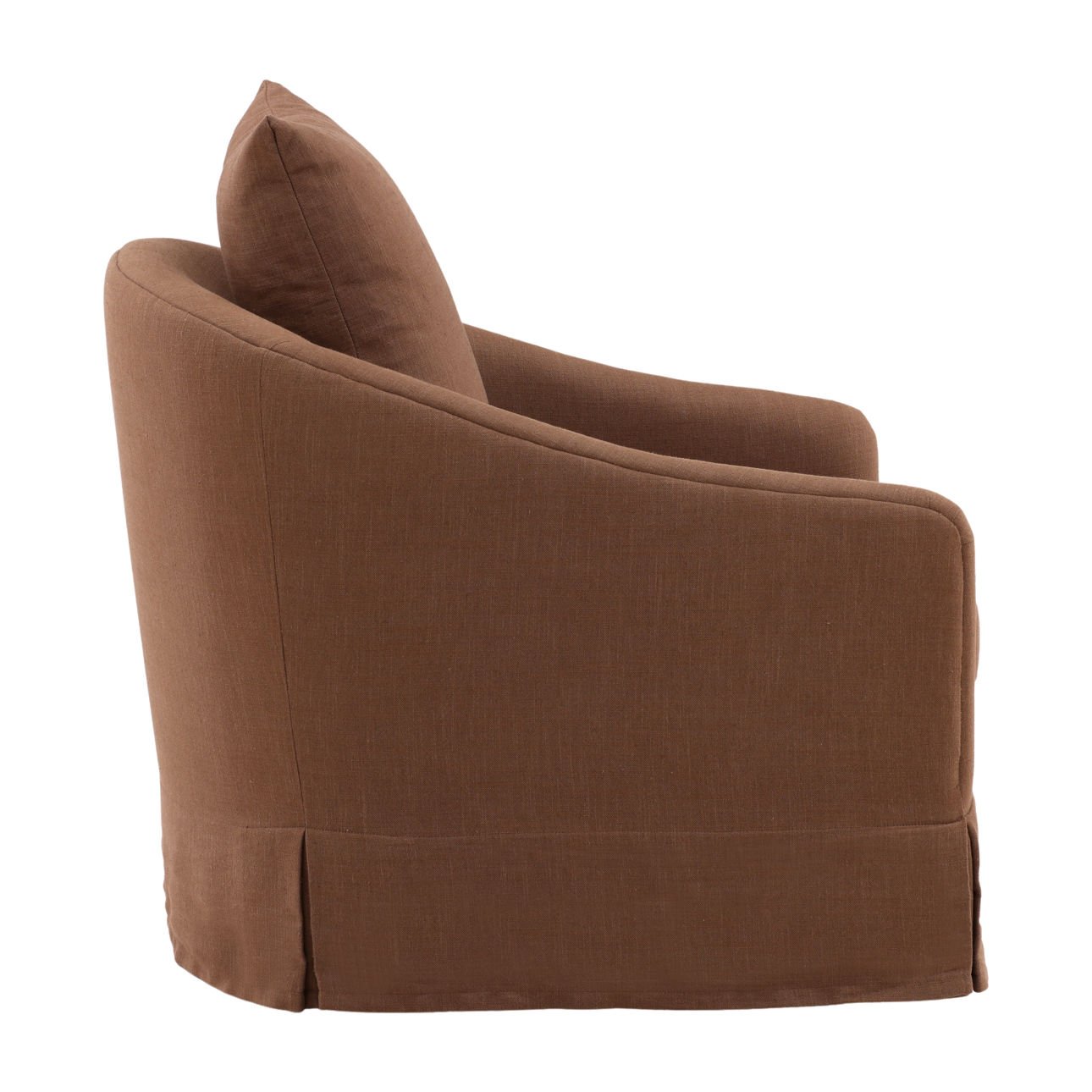 Laura Coffee Swivel Chair