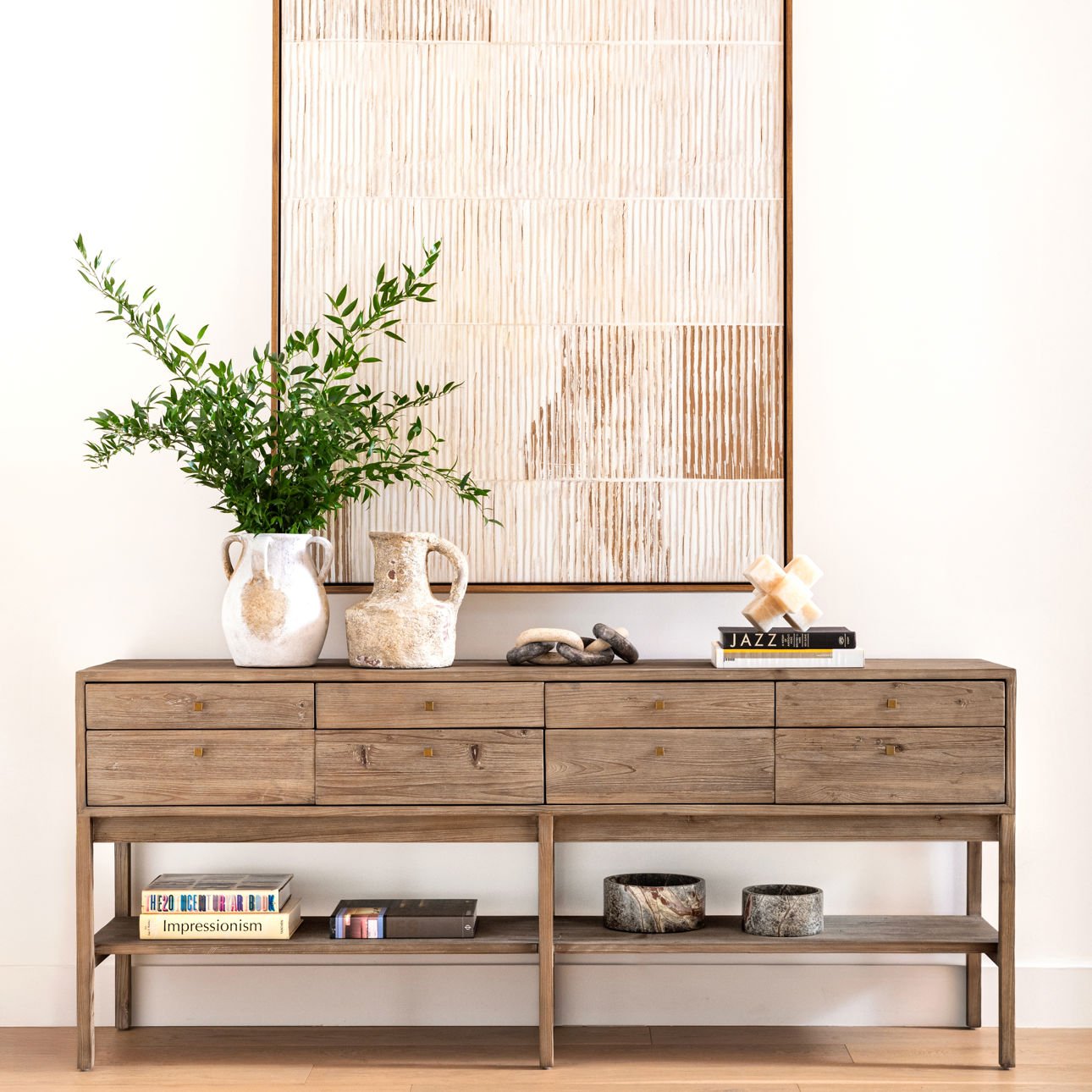 Gael Brown Console Table