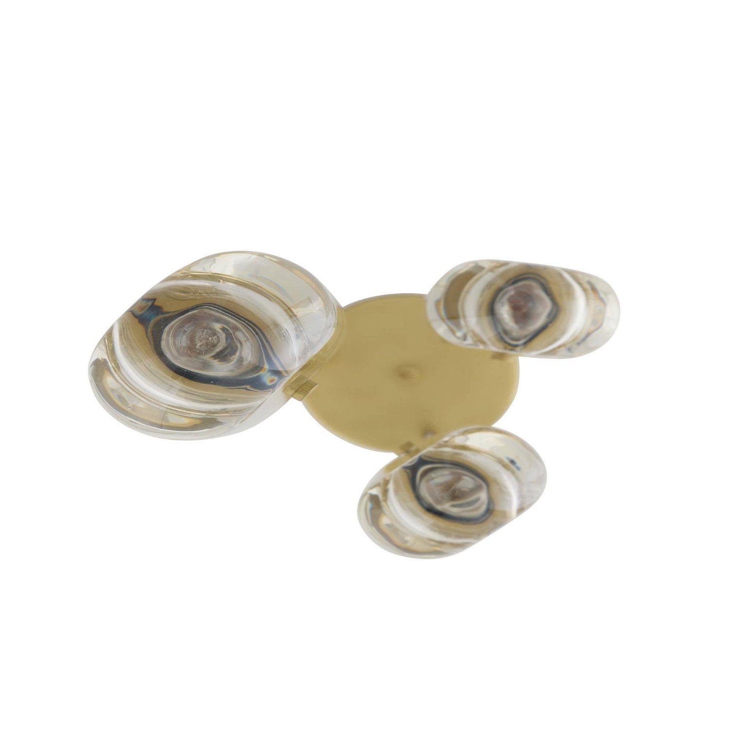 Arteriors Javier 3 Light Brass Multi-Port Chandelier