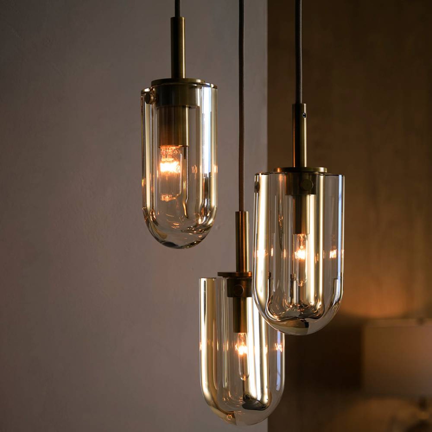 Arteriors Javier 3 Light Brass Multi-Port Chandelier