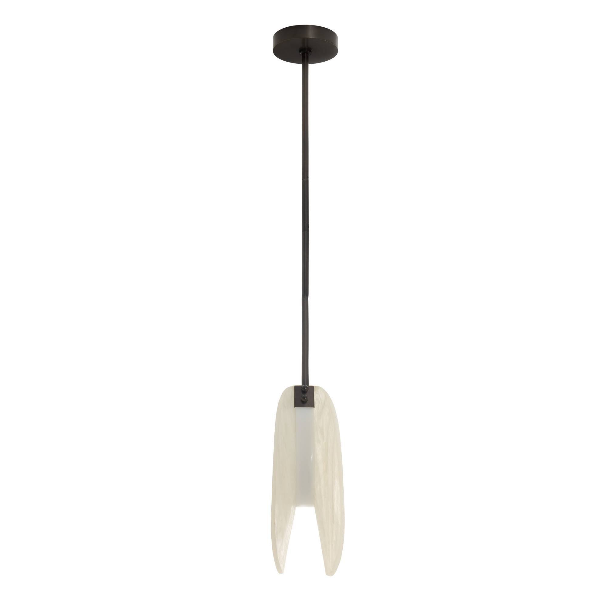 Arteriors Tyche Matte Swirl Pendant