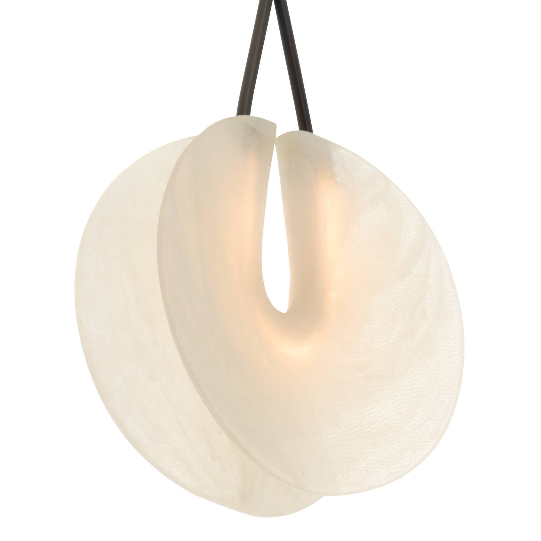 Arteriors Tyche Matte Swirl Pendant