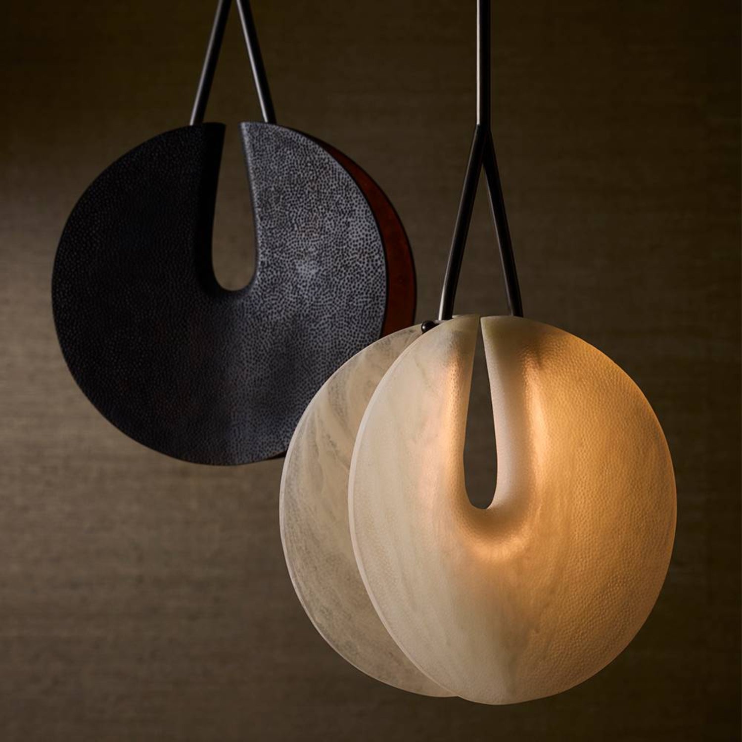 Arteriors Tyche Matte Swirl Pendant